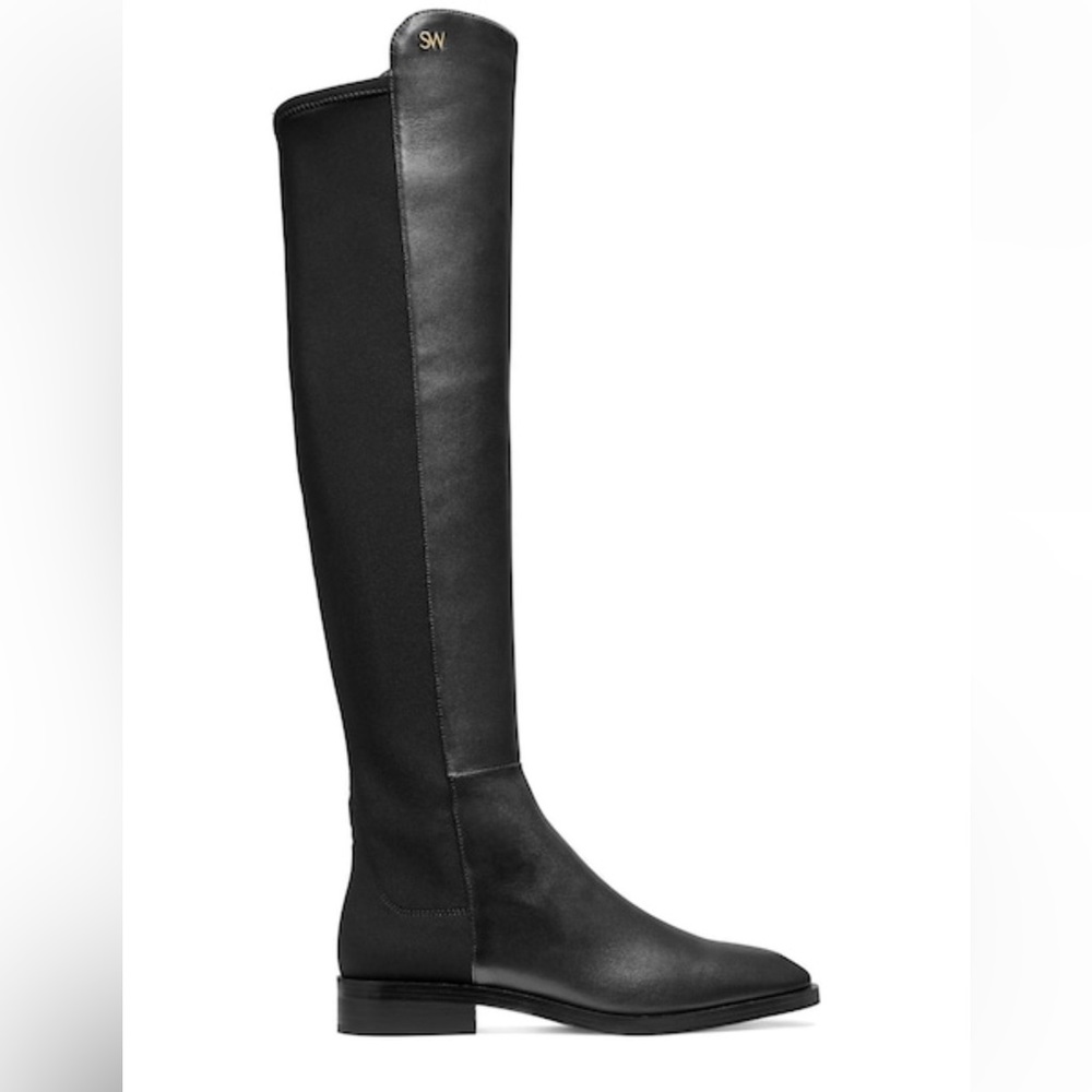 NWT Stuart Weitzman Keelan City Boot 38 (Size 7.5) Black